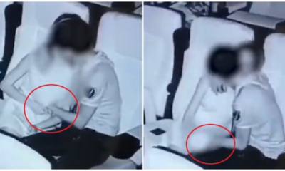 ภาพคู่รักที่กำลังพลอดรักกันในโรงหนัง ถูกจับภาพติดกล้องวงปิด แชร์ว่อนโซเชี่ยล - WORLD OF BUZZ