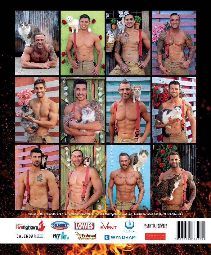 2021 Firefighters Calendar Cat Calendar Firefighters Cats 2