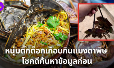 หนุ่มติ๊กต็อกหวิดดับเพราะกินแมงดาพิษ