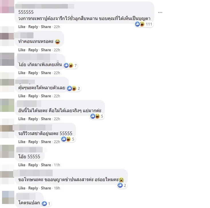 คอมเมนต์ชาวเน็ต