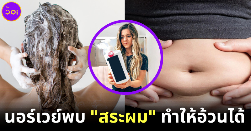 นักวิจัยนอร์เวย์พบ ขวดแชมพูสระผม ทำให้อ้วนได้