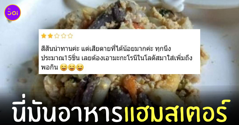 รีวิวอาหาร สัตว์เลี้ยง แฮมสเตอร์