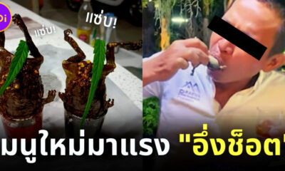 กล้ากินมั้ย อึ่งช็อต เมนูใหม่มาแรงบน TikTok สายเปิบพิสดารต้องลอง!