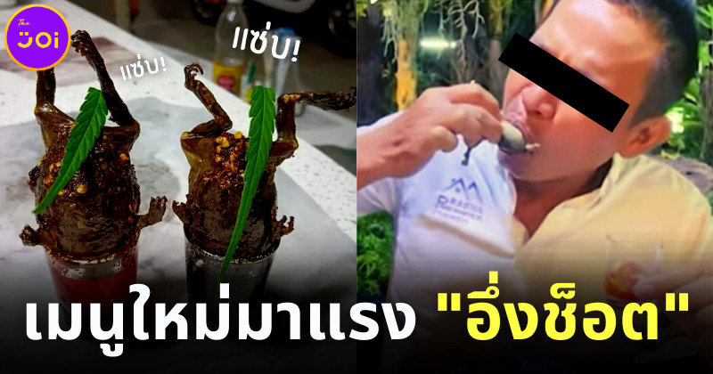 กล้ากินมั้ย อึ่งช็อต เมนูใหม่มาแรงบน TikTok สายเปิบพิสดารต้องลอง!