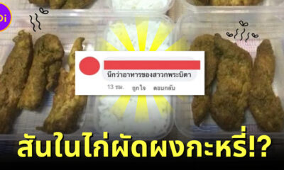 สันในไก่ผัดผงกะหรี่เหมือนขี้