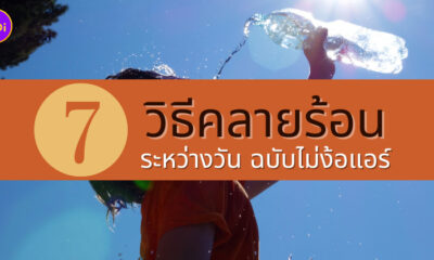คลายร้อนแบบไม่ง้อแอร์