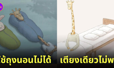 ยีราฟใช้ชีวิตเป็นมนุษย์