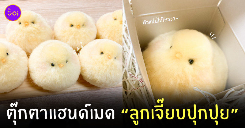 ตุ๊กตาลูกเจี๊ยบแฮนด์เมด