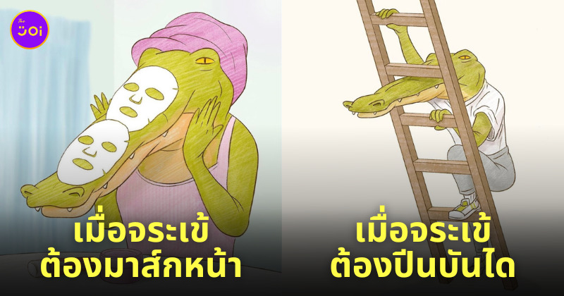 จระเข้ใช้ชีวิตเป็นมนุษย์