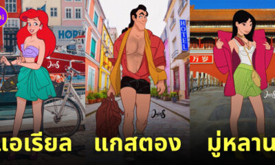 ตัวการ์ตูนดิสนีย์ ชุดแฟชั่น