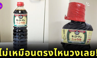 หนุ่มชาวญี่ปุ่นคอสเพลย์เป็นขวดโชยุคิกโคแมน