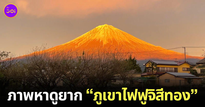 ภูเขาไฟฟูจิสีทอง