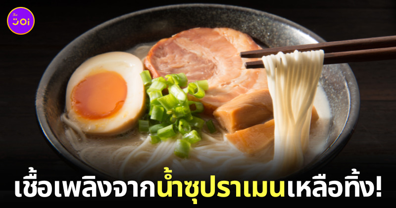 เชื้อเพลิงจากน้ำซุปราเมน