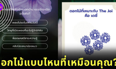 แบบทดสอบดอกไม้แบบไหนที่เหมือนกับคุณ