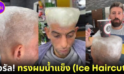 เห็นแล้วจี๊ดขึ้นสมอง! ช่างผมเยอรมันโพสต์คลิปทำทรงผมน้ำแข็ง (Ice Haircut) สุดจึ้ง จนกลายเป็นไวรัล