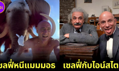 ส่องภาพเซลฟี่ของ "Stelfie" เจ้าของฉายา "นักเดินทางข้ามเวลา" ผู้ท่องอดีตและอนาคตด้วยเทคโนโลยี AI