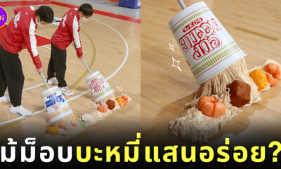 ไม้ม็อบบะหมี่ถ้วย นิสชิน nissin ญี่ปุ่น