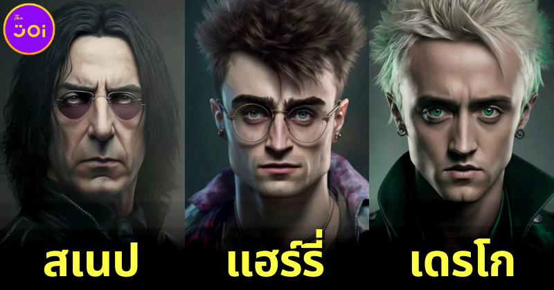 ส่องภาพเมื่อตัวละคร แฮร์รี่ พอตเตอร์ (Harry Potter) เป็นชาวพังก์ร็อคแบบอังกฤษแท้ ๆ