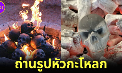ออกมาอาร์ตหรือน่ากลัว Skull Charcoal ถ่านรูปหัวกะโหลกที่สาย BBQ ต้องมี!