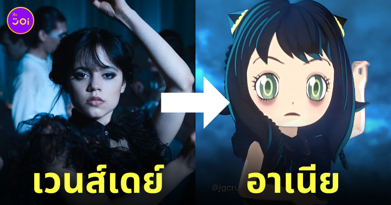 อาเนีย spx x family เต้นท่าเวนส์เดย์ wednesday
