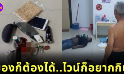 โจรกินไวน์เพลินจนหลับ
