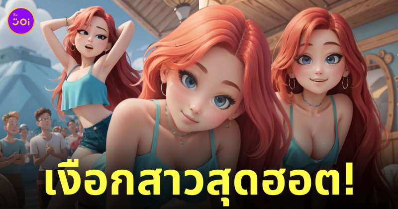 นางเงือกผมแดง Ruby Gillman, Teenage Kraken dreamworks ai วาด