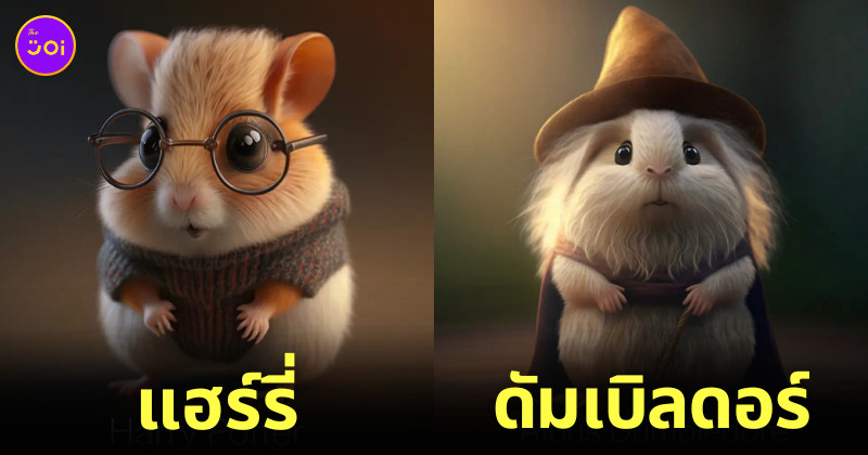 AI แฮมสเตอร์ hamsters แฮร์รี่ พอตเตอร์ harry potter