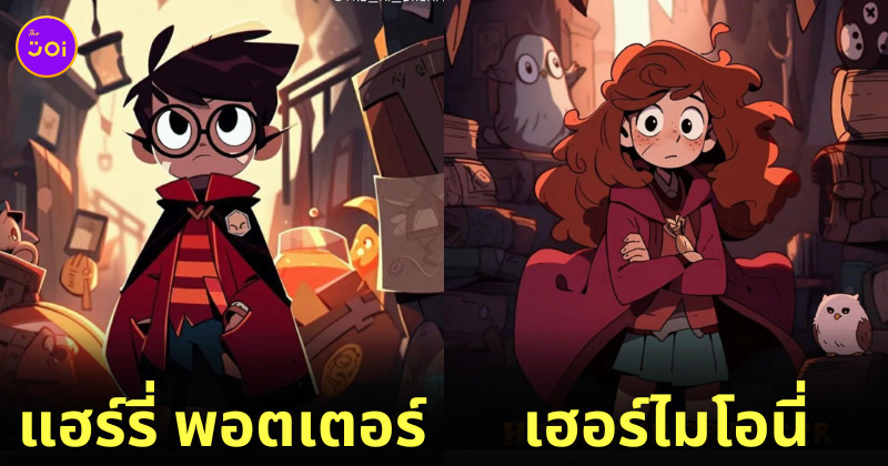 การ์ตูน ตัวละคร แฮร์รี่ พอตเตอร์ AI Dreams