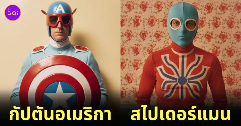aiart ตัวละครมาร์เวล เวอร์ชั่นยุค 70s