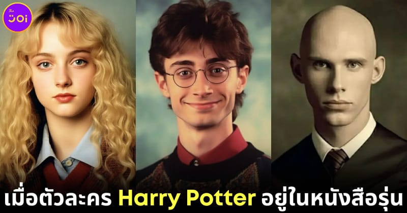 ปก ตัวละคร harry potter ในหนังสือรุ่น