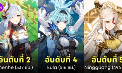 ตัวละคร genshin impact สะโพกใหญ่ที่สุด