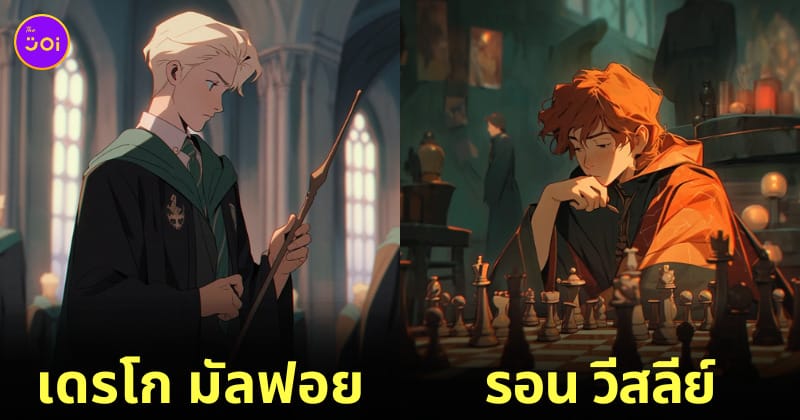 ตัวละคร แฮร์รี่ พอตเตอร์ อนิเมะญี่ปุ่น AI