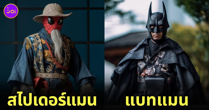 ภาพตัวละคร หนังซูเปอร์ฮีโร่ สไตล์ชาวญี่ปุ่น AI