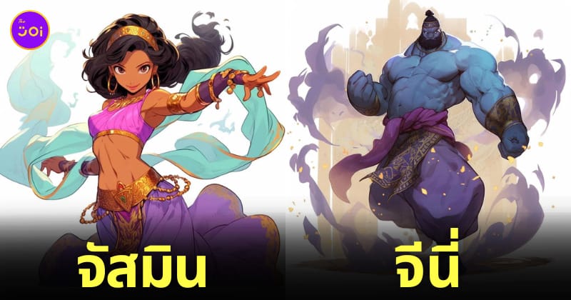 ตัวละครดิสนีย์ เวอร์ชั่นนักสู้ในวิดีโอเกม AI