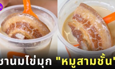 ชานมไข่มุก หมูสามชั้น ซานตง จีน