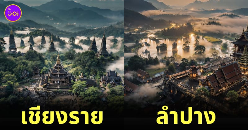 ชื่อจังหวัดภาคเหนือ แหล่งท่องเที่ยว AI