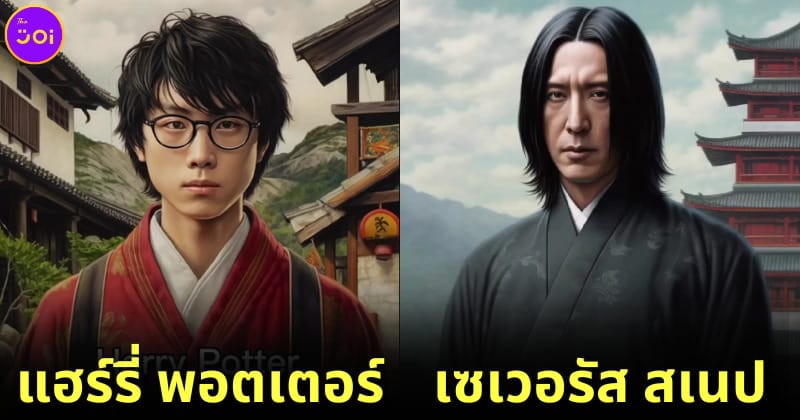 ปก เมื่อ 10 ตัวละครแฮร์รี่ พอตเตอร์ (Harry Potter) กลายเป็นคนญี่ปุ่น ความคิมิโนะโตะจึงเกิดขึ้น!