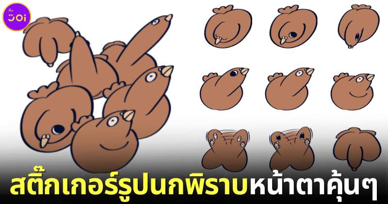 ปก Kiwi Wishing For World Peace สติ๊กเกอร์รูปนกพิราบ