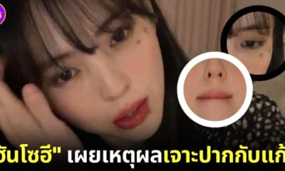 ปก ฮันโซฮี เจาะปากและแก้ม