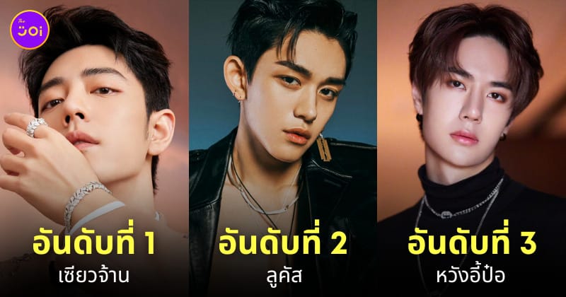 ดาราจีน หล่อที่สุดในปี 2023