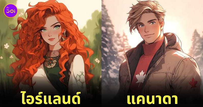 ตัวละครอนิเมะ ประเทศ aiart