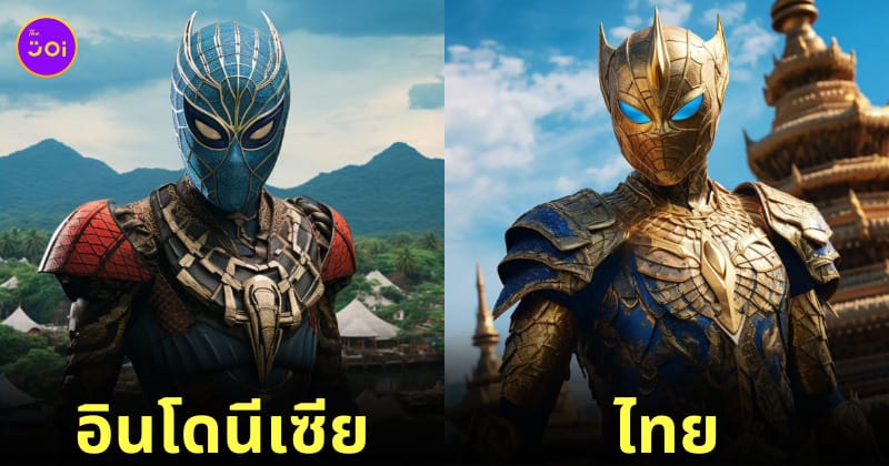 สไปเดอร์แมน เวอร์ชั่นประเทศต่าง ๆ aiart