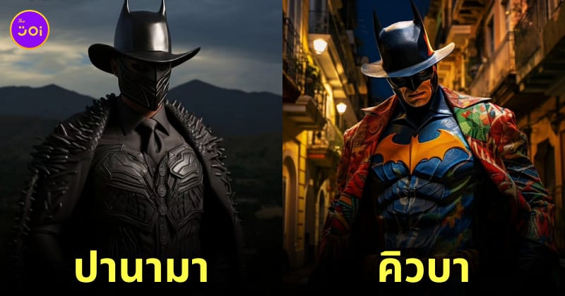 แบทแมน เวอร์ชั่นประเทศต่าง ๆ aiart
