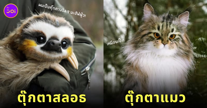 ตุ๊กตาแฮนด์เมด สัตว์โลกน่ารัก