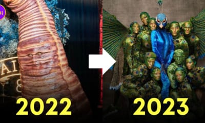 heidi klum ชุดฮาโลวีน 2023 นกยูง
