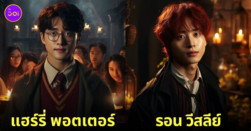 ตัวละคร แฮร์รี่ พอตเตอร์ Harry Potter เวอร์ชั่น K-Drama ซีรีส์เกาหลี aiart