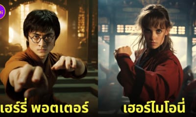 ตัวละคร แฮร์รี่ พอตเตอร์ Harry Potter เวอร์ชั่นกังฟู  aiart