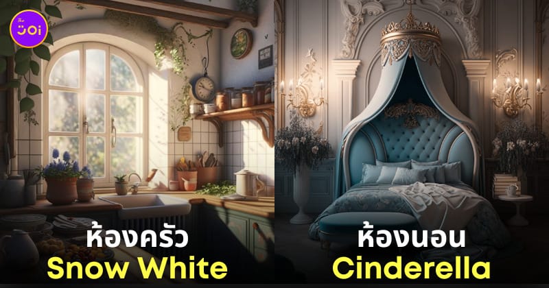 ไอเดียออกแบบภายในที่ได้รับแรงบันดาลใจจากการ์ตูนดิสนีย์ Disney
