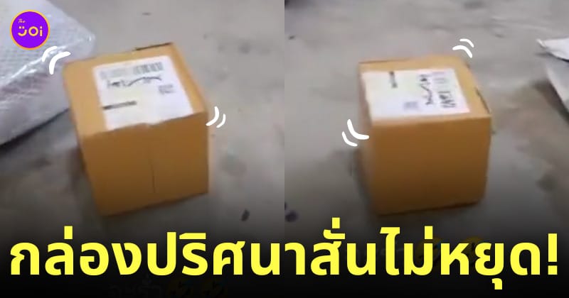 กล่องพัสดุปริศนา สั่นไม่หยุด