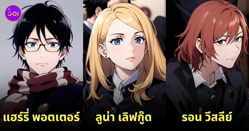 แฮร์รี่ พอตเตอร์ harry potter jujutsu kaisen ai